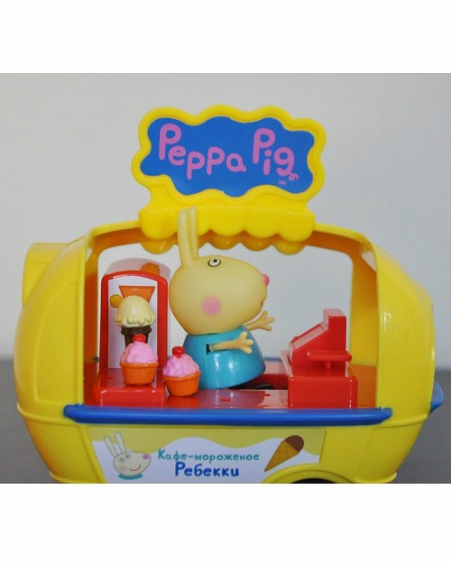 Игровой набор – Кафе-мороженое Ребекки с фигуркой из серии Свинка Пеппа  